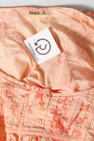 Damen Shirt Janina, Größe 4XL, Farbe Orange, Preis 7,80 €