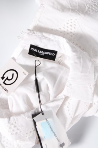 Дамска блуза Karl Lagerfeld, Размер L, Цвят Бял, Цена 211,00 лв.