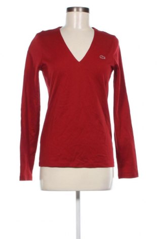 Дамска блуза Lacoste, Размер S, Цвят Червен, Цена 61,50 лв.