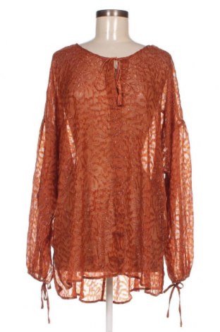 Дамска блуза Lane Bryant, Размер 3XL, Цвят Кафяв, Цена 48,24 лв.