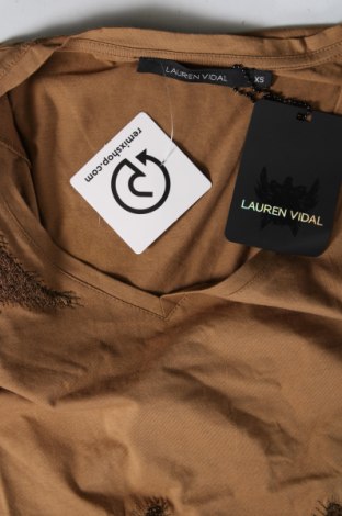 Γυναικεία μπλούζα Lauren Vidal, Μέγεθος XS, Χρώμα  Μπέζ, Τιμή 6,84 €