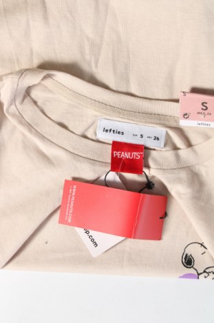 Γυναικεία μπλούζα Lefties, Μέγεθος S, Χρώμα  Μπέζ, Τιμή 5,43 €