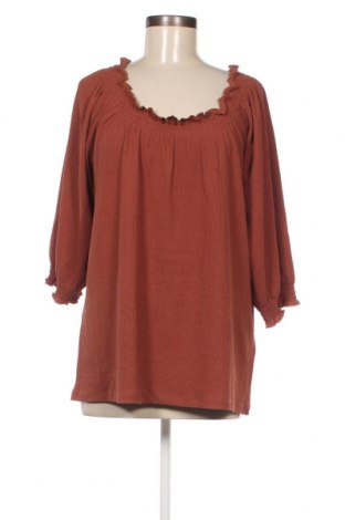 Γυναικεία μπλούζα Libelle, Μέγεθος XXL, Χρώμα Καφέ, Τιμή 17,82 €