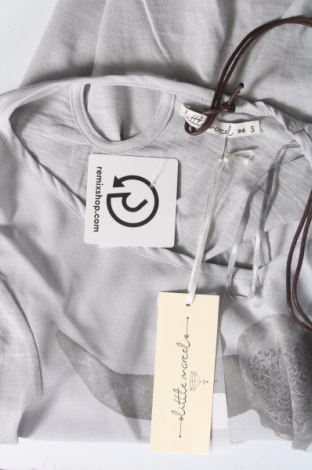 Γυναικεία μπλούζα Little Marcel, Μέγεθος S, Χρώμα Γκρί, Τιμή 4,63 €