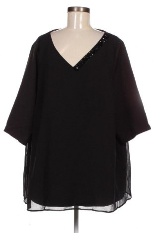 Γυναικεία μπλούζα Marina Rinaldi, Μέγεθος XL, Χρώμα Μαύρο, Τιμή 50,62 €