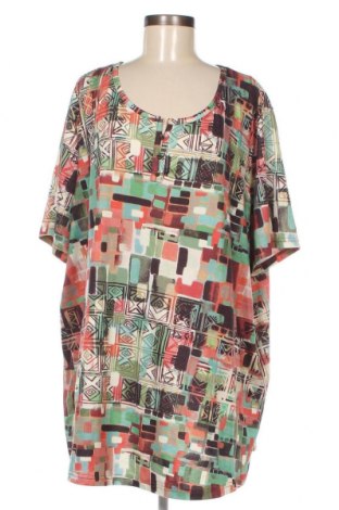 Γυναικεία μπλούζα Mia Moda, Μέγεθος 5XL, Χρώμα Πολύχρωμο, Τιμή 14,40 €