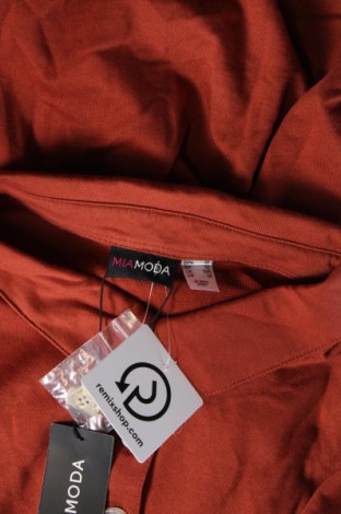 Damen Shirt Mia Moda, Größe 5XL, Farbe Braun, Preis 50,10 €