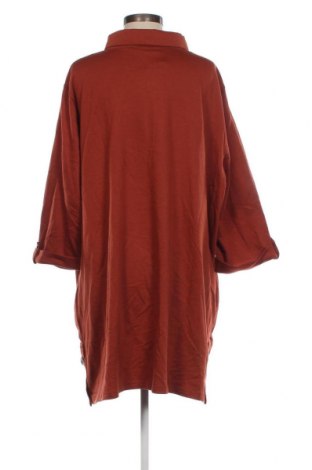Γυναικεία μπλούζα Mia Moda, Μέγεθος 5XL, Χρώμα Καφέ, Τιμή 31,62 €
