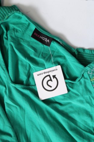 Γυναικεία μπλούζα Mia Moda, Μέγεθος 3XL, Χρώμα Πράσινο, Τιμή 14,85 €