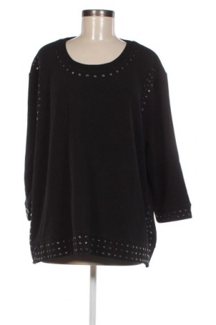 Γυναικεία μπλούζα Mocca, Μέγεθος 3XL, Χρώμα Μαύρο, Τιμή 9,17 €