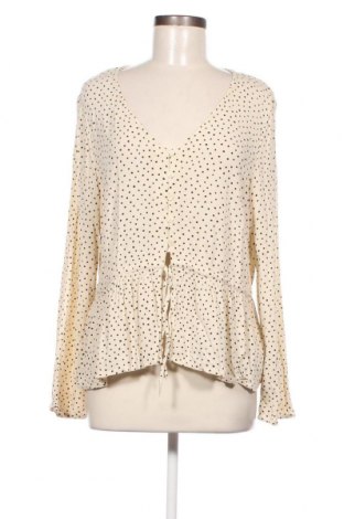 Дамска блуза Monki, Размер XL, Цвят Бежов, Цена 17,78 лв.