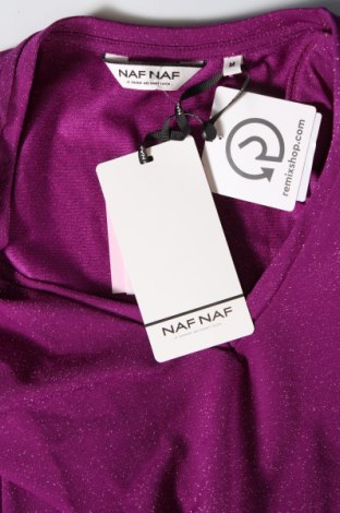 Γυναικεία μπλούζα Naf Naf, Μέγεθος M, Χρώμα Βιολετί, Τιμή 11,13 €