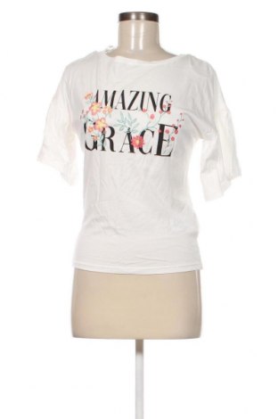 Γυναικεία μπλούζα Naf Naf, Μέγεθος XS, Χρώμα Λευκό, Τιμή 4,82 €