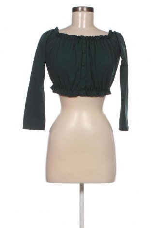 Дамска блуза New Look, Размер XS, Цвят Зелен, Цена 7,21 лв.