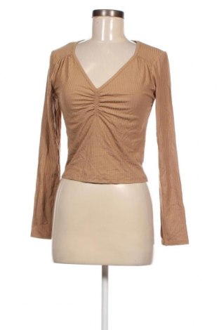 Дамска блуза Nly Trend, Размер M, Цвят Кафяв, Цена 7,41 лв.