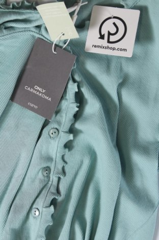 Дамска блуза ONLY Carmakoma, Размер XL, Цвят Зелен, Цена 21,60 лв.