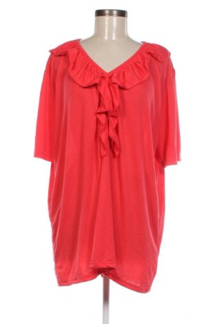 Γυναικεία μπλούζα Okay, Μέγεθος 4XL, Χρώμα Κόκκινο, Τιμή 9,17 €