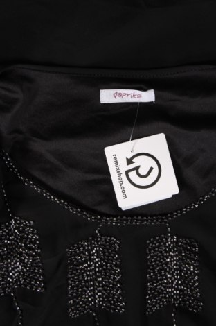 Γυναικεία μπλούζα Paprika, Μέγεθος XL, Χρώμα Μαύρο, Τιμή 5,94 €