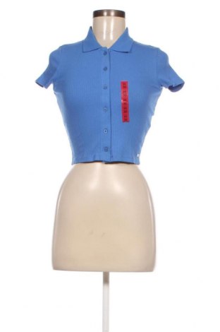 Bluză de femei Pull&Bear, Mărime M, Culoare Albastru, Preț 46,91 Lei