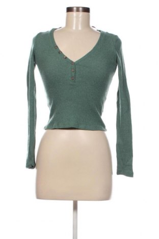 Bluză de femei Pull&Bear, Mărime M, Culoare Verde, Preț 45,89 Lei