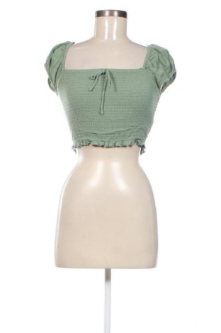 Γυναικεία μπλούζα Pull&Bear, Μέγεθος M, Χρώμα Πράσινο, Τιμή 9,72 €