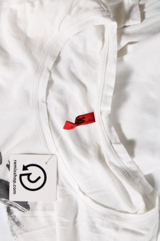 Damen Shirt Q/S by S.Oliver, Größe M, Farbe Weiß, Preis 12,00 €