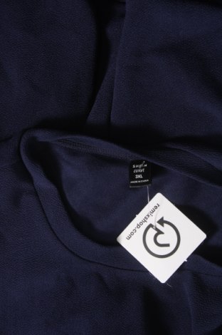 Γυναικεία μπλούζα SHEIN, Μέγεθος 3XL, Χρώμα Μπλέ, Τιμή 6,35 €