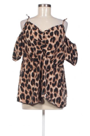 Γυναικεία μπλούζα SHEIN, Μέγεθος 4XL, Χρώμα Πολύχρωμο, Τιμή 4,82 €
