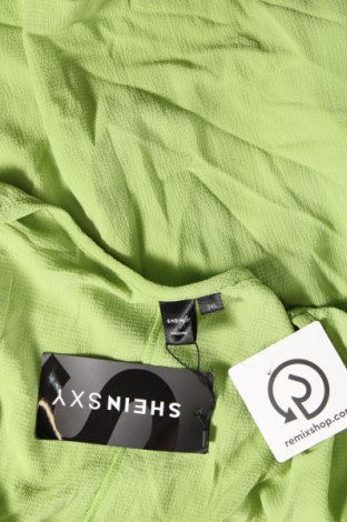 Дамска блуза SHEIN, Размер 3XL, Цвят Зелен, Цена 12,40 лв.