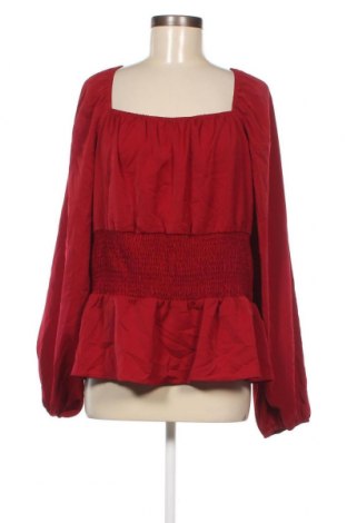 Дамска блуза SHEIN, Размер 3XL, Цвят Червен, Цена 7,98 лв.