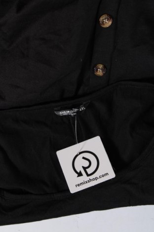 Γυναικεία μπλούζα SHEIN, Μέγεθος 4XL, Χρώμα Μαύρο, Τιμή 11,40 €