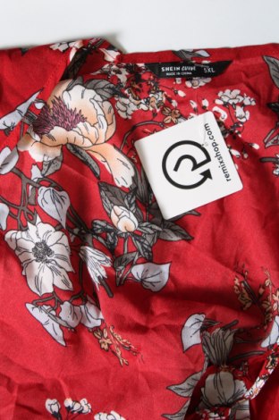 Γυναικεία μπλούζα SHEIN, Μέγεθος 5XL, Χρώμα Κόκκινο, Τιμή 4,70 €