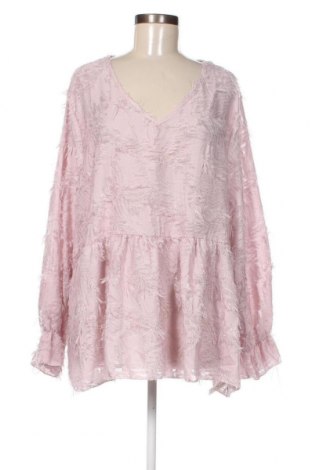 Дамска блуза SHEIN, Размер 3XL, Цвят Розов, Цена 17,86 лв.