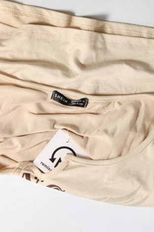 Дамска блуза SHEIN, Размер XS, Цвят Бежов, Цена 9,80 лв.