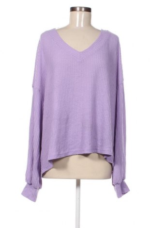 Γυναικεία μπλούζα SHEIN, Μέγεθος XXL, Χρώμα Βιολετί, Τιμή 3,53 €