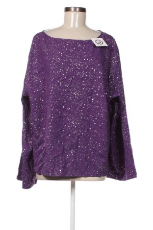 Дамска блуза SHEIN, Размер 3XL, Цвят Лилав, Цена 18,05 лв.