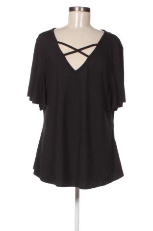 Дамска блуза SHEIN, Размер 4XL, Цвят Черен, Цена 17,29 лв.