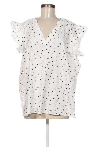 Γυναικεία μπλούζα SHEIN, Μέγεθος 4XL, Χρώμα Λευκό, Τιμή 8,46 €