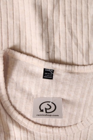 Γυναικεία μπλούζα SHEIN, Μέγεθος L, Χρώμα  Μπέζ, Τιμή 3,29 €