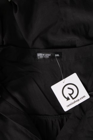 Γυναικεία μπλούζα SHEIN, Μέγεθος 5XL, Χρώμα Μαύρο, Τιμή 11,40 €