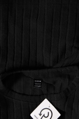 Γυναικεία μπλούζα SHEIN, Μέγεθος XL, Χρώμα Μαύρο, Τιμή 3,06 €