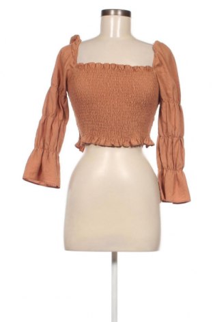 Γυναικεία μπλούζα SHEIN, Μέγεθος XS, Χρώμα Καφέ, Τιμή 3,17 €