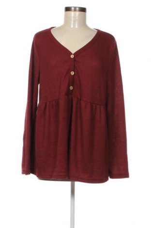Дамска блуза SHEIN, Размер L, Цвят Червен, Цена 5,13 лв.
