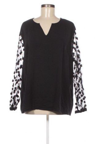 Дамска блуза SHEIN, Размер 3XL, Цвят Черен, Цена 17,48 лв.