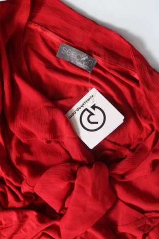 Γυναικεία μπλούζα Selection By Ulla Popken, Μέγεθος 4XL, Χρώμα Κόκκινο, Τιμή 14,11 €