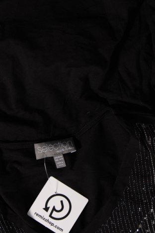 Дамска блуза Selection By Ulla Popken, Размер XL, Цвят Черен, Цена 24,00 лв.