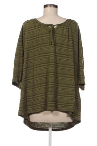 Γυναικεία μπλούζα Sheego, Μέγεθος 5XL, Χρώμα Πράσινο, Τιμή 14,40 €
