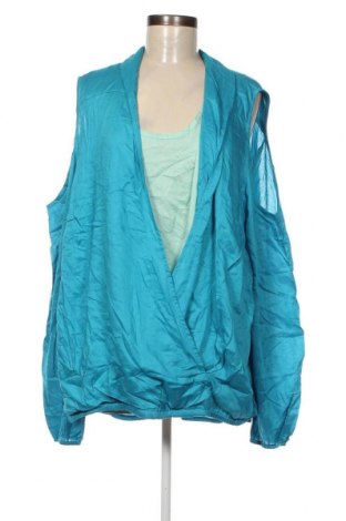 Γυναικεία μπλούζα Sheego, Μέγεθος 4XL, Χρώμα Μπλέ, Τιμή 4,46 €