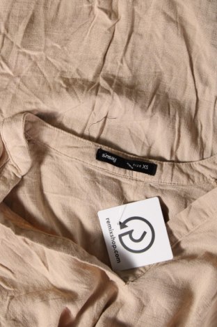 Γυναικεία μπλούζα Sinsay, Μέγεθος XS, Χρώμα  Μπέζ, Τιμή 11,75 €