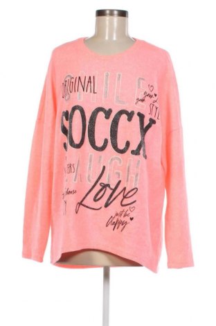 Γυναικεία μπλούζα Soccx, Μέγεθος XL, Χρώμα Ρόζ , Τιμή 21,03 €